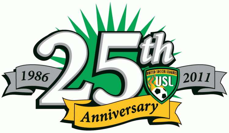 USL 2011 Anniversary Logo t shirt iron on transfers